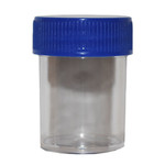 Plastic Storage Jar With Screw Top Lid 100pk 27/45