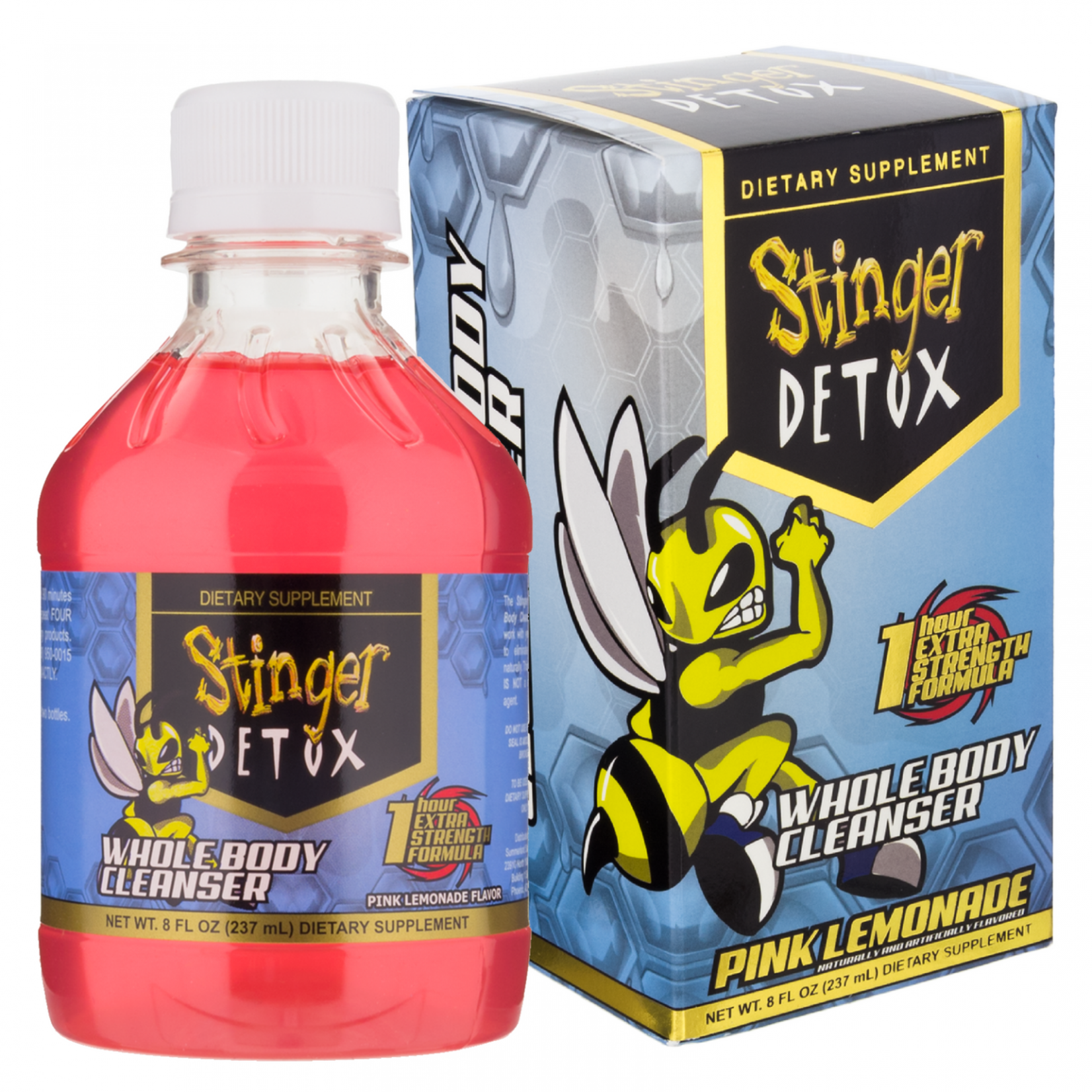 Stinger detox Stinger 1 Hour Detox Liquid Drink Whole Body Cleanser 3 Flavors 8oz – Same Day Detox Cleanse