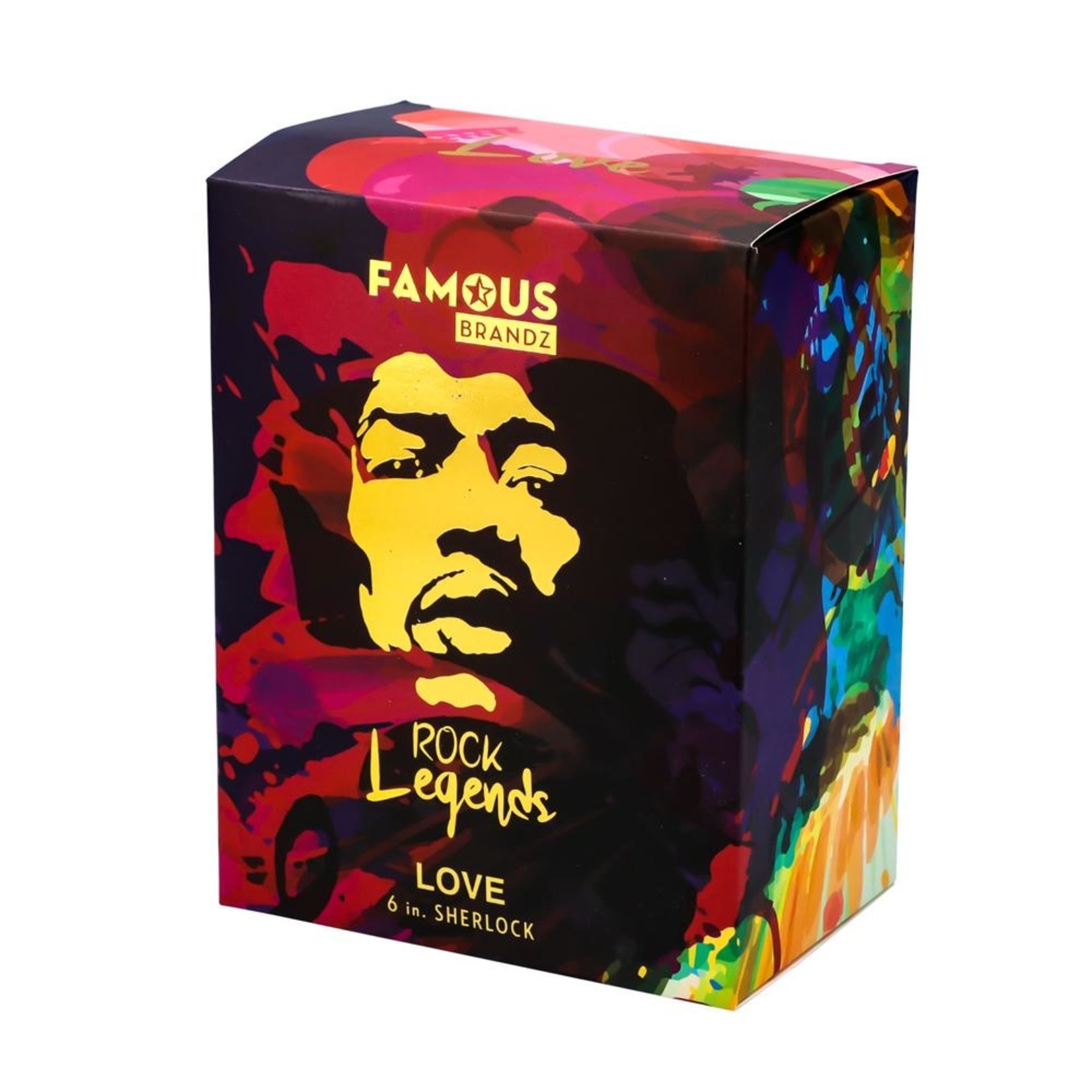 Famous brands ROCK LEGENDS JIMI LOVE SHERLOCK PIPE CLEAR 6 IN.