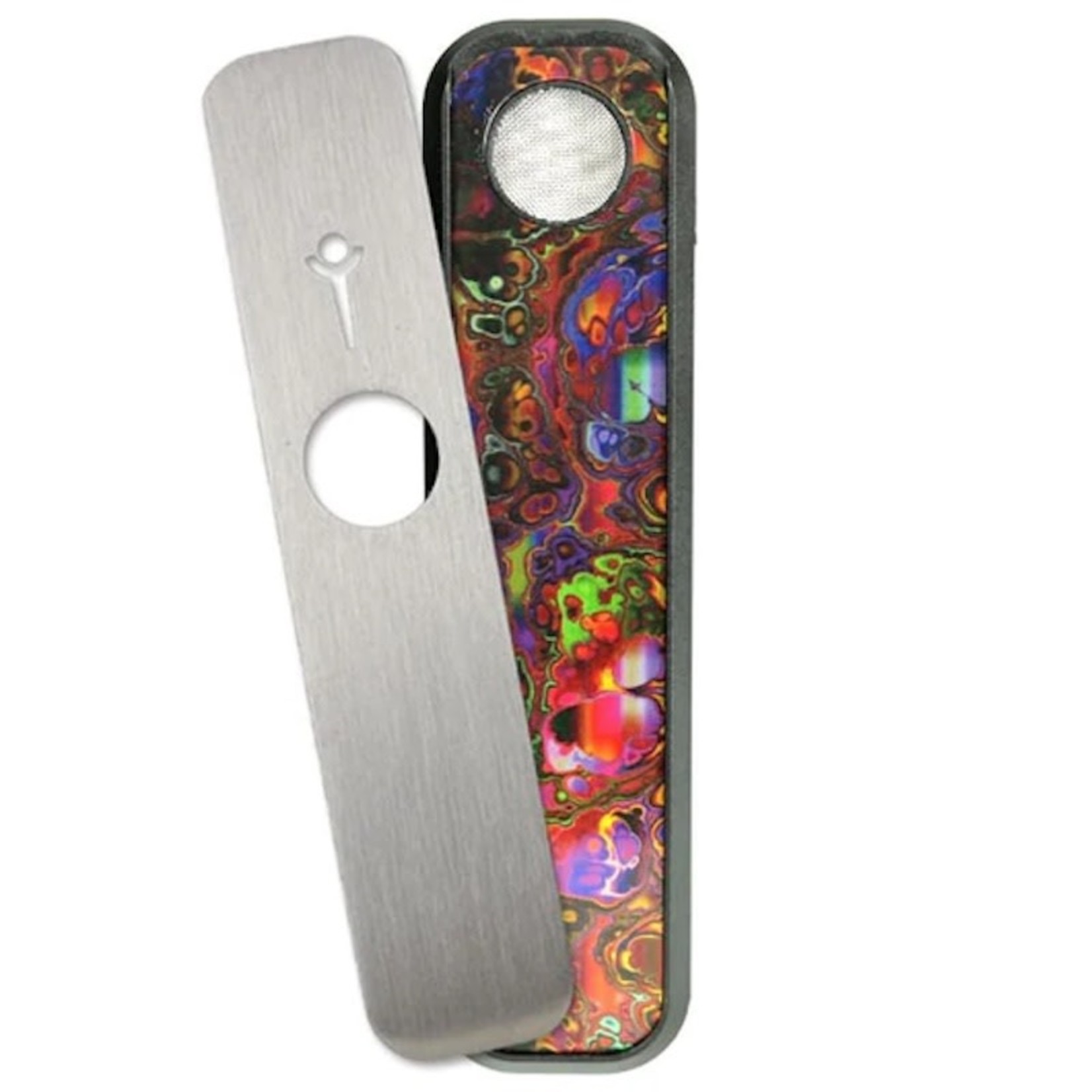 Genius Pipe Limited Psychedelic Silver