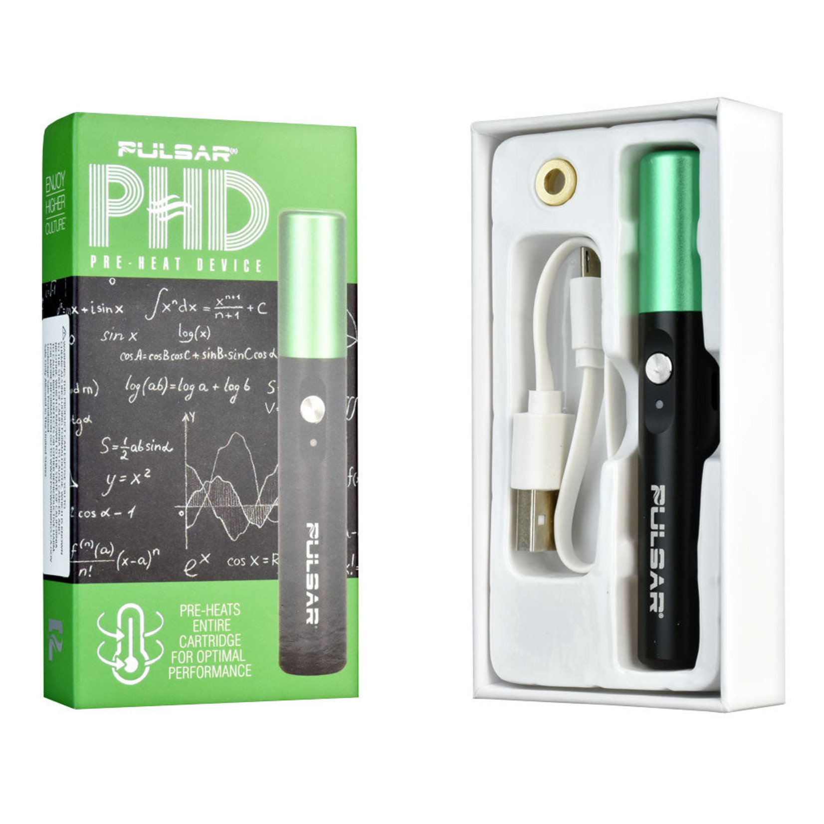 Pulsar PHD 510 Cartridge Vape Battery Green