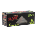 RAW RAW Black Organic Hemp Rolls kingsize wide