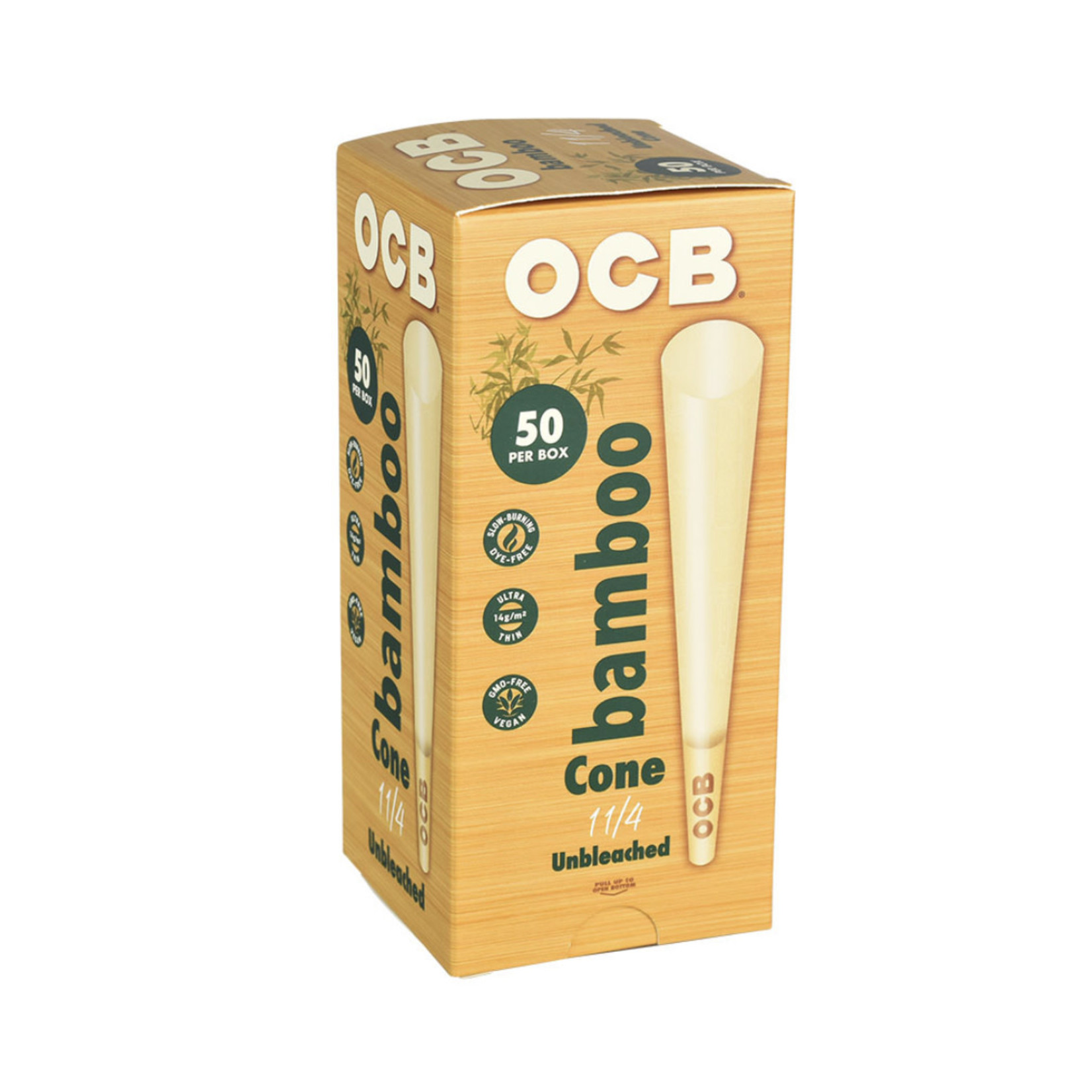 OCB OCB 50 Pre-Rolled Bamboo Cones Mini Tower | 1 1/4"