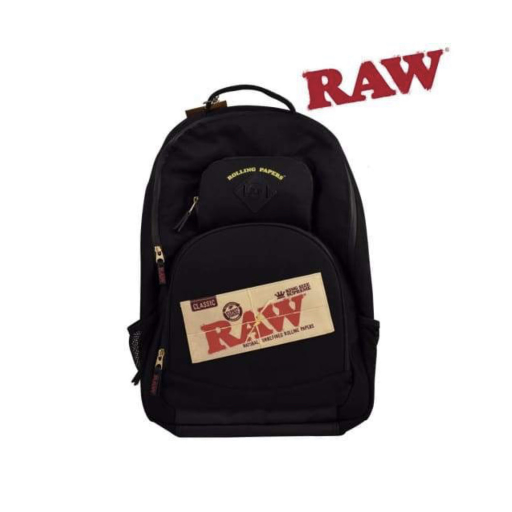 RAW RAW Authentic X Rolling Papers Smell Proof Bakepack