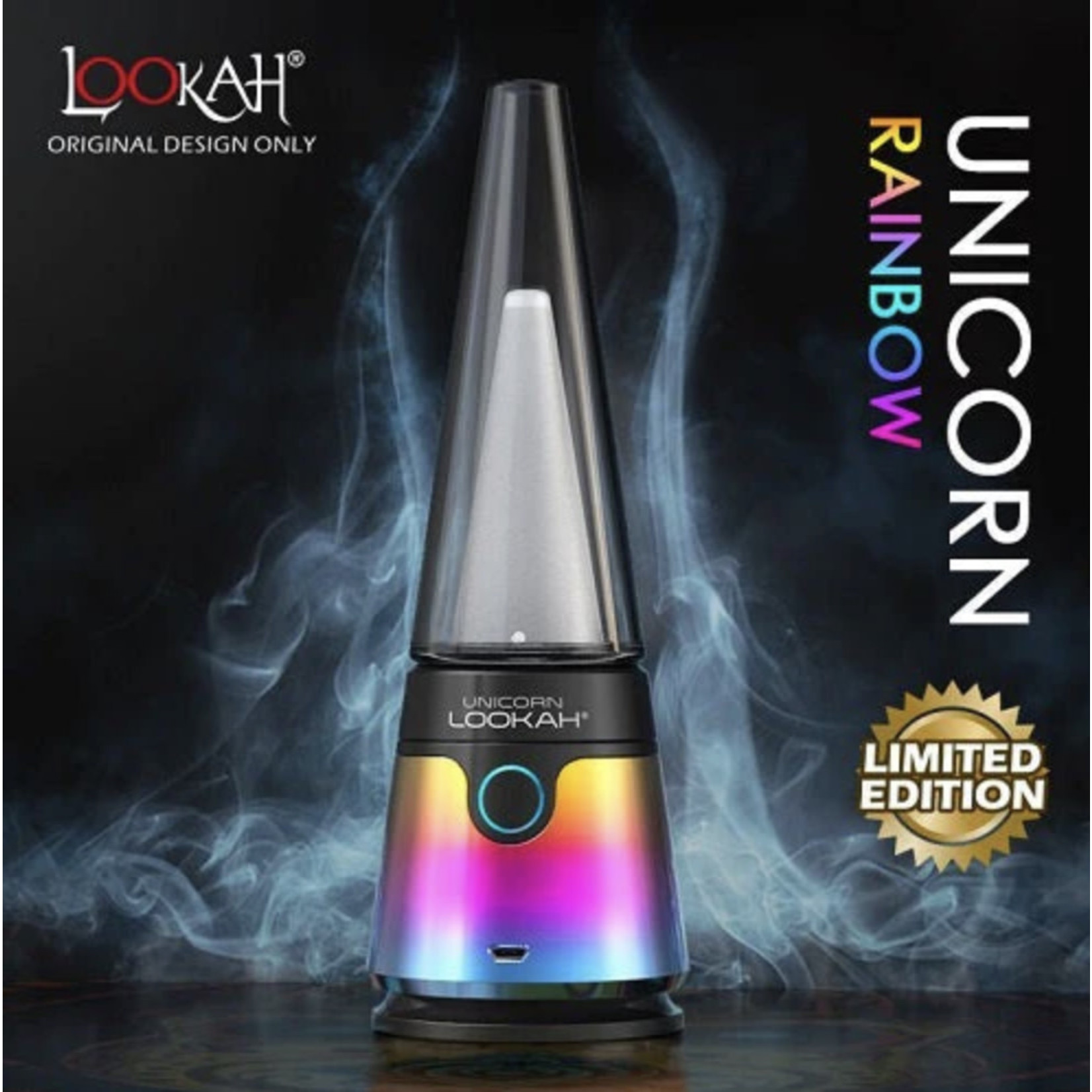 LOOKAH Lookah Unicorn Special Edition Electronic Dab Rig  Rainbow
