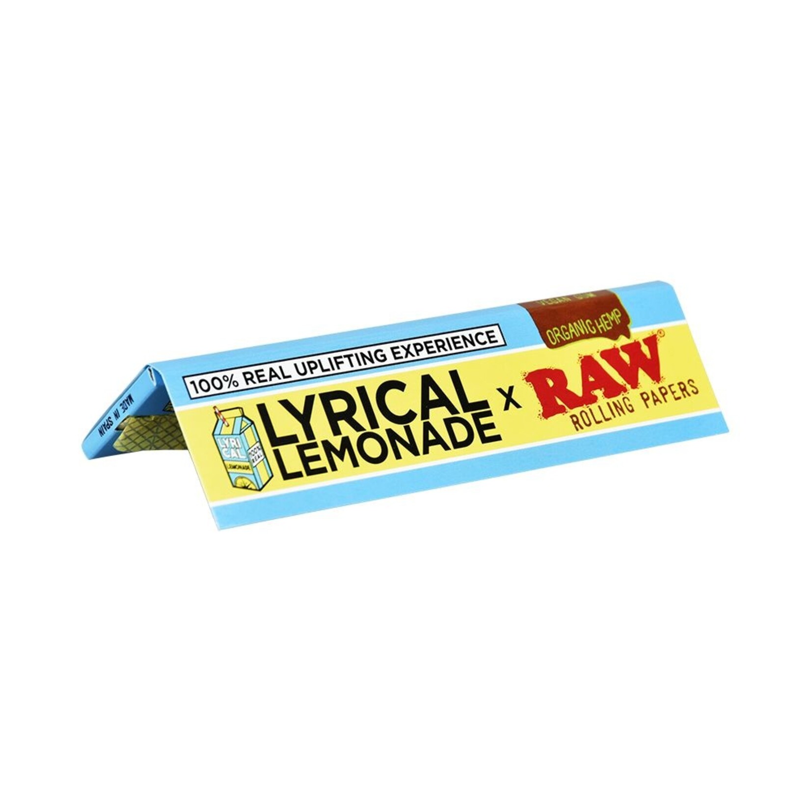 RAW RAW x Lyrical Lemonade Organic Hemp Rolling Papers | King Size Wide | 32pc | 50pk Display