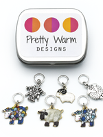 Pretty Warm Designs Stitch Markers by Pretty Warm Designs