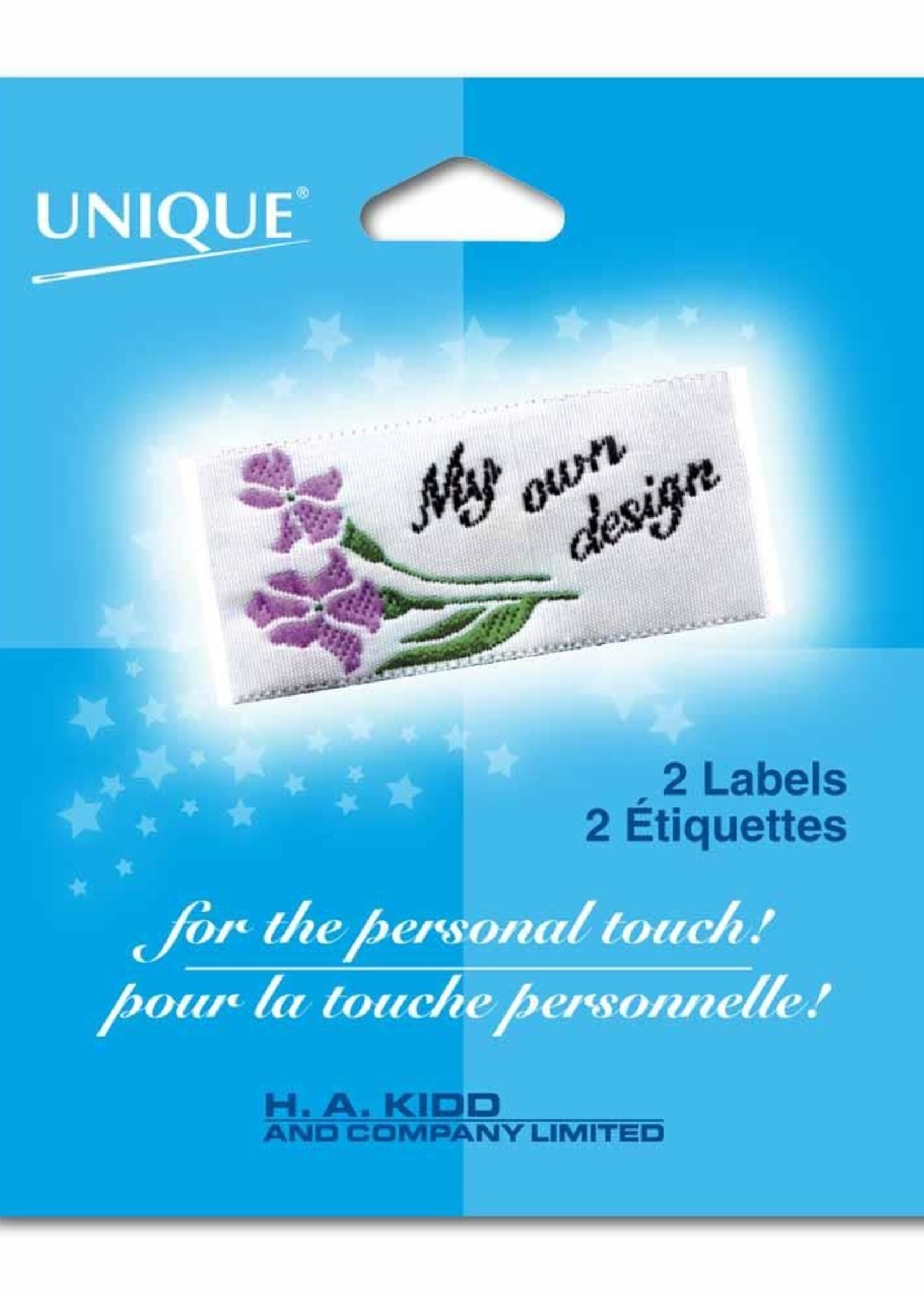 Unique Sew-On Labels by Unique