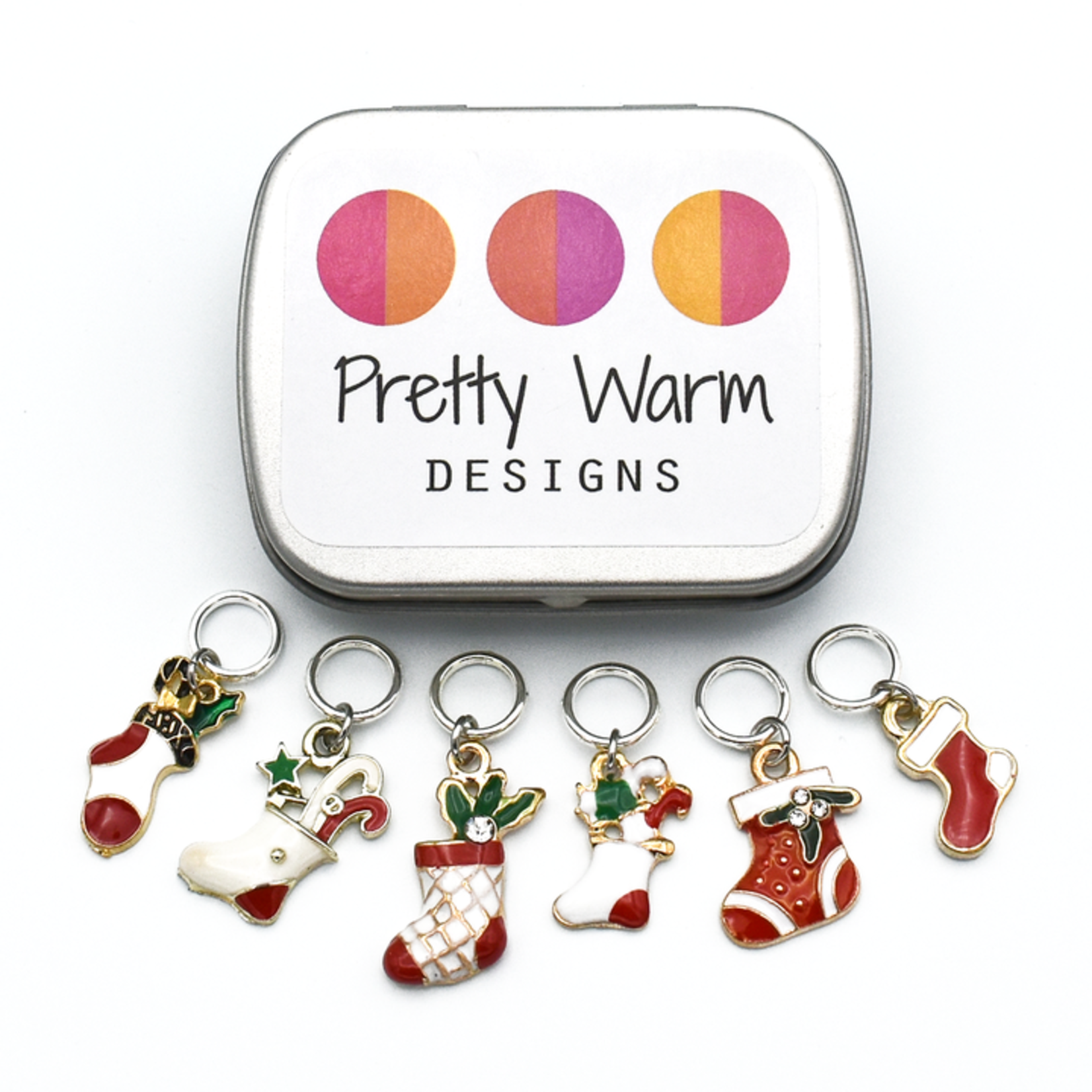 Pretty Warm Designs Stitch Markers by Pretty Warm Designs