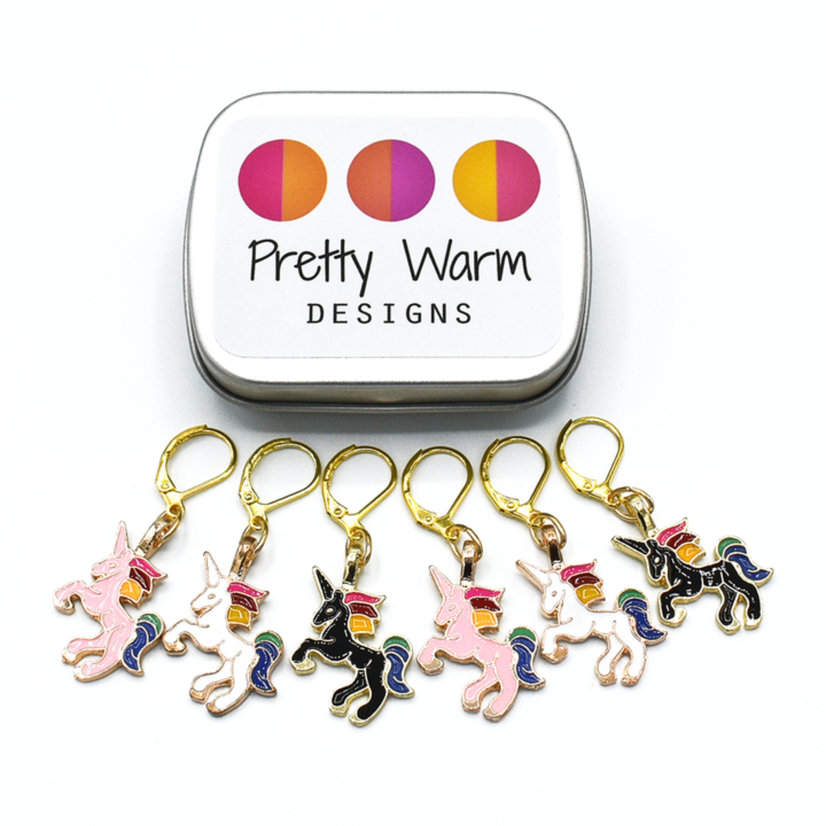 Pretty Warm Designs Stitch Markers by Pretty Warm Designs