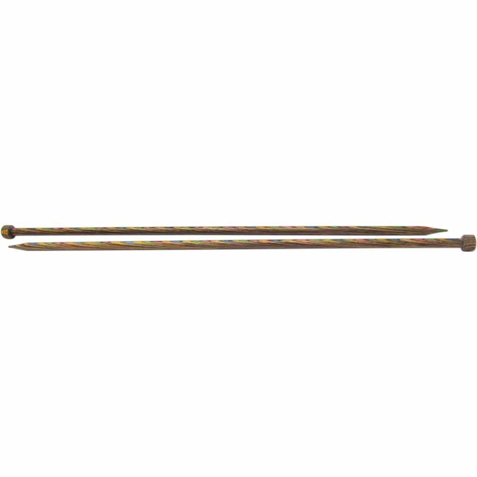 Knit Picks Rainbow Wood Single Point Knitting Needles 35cm (14") by KNIT PICKS