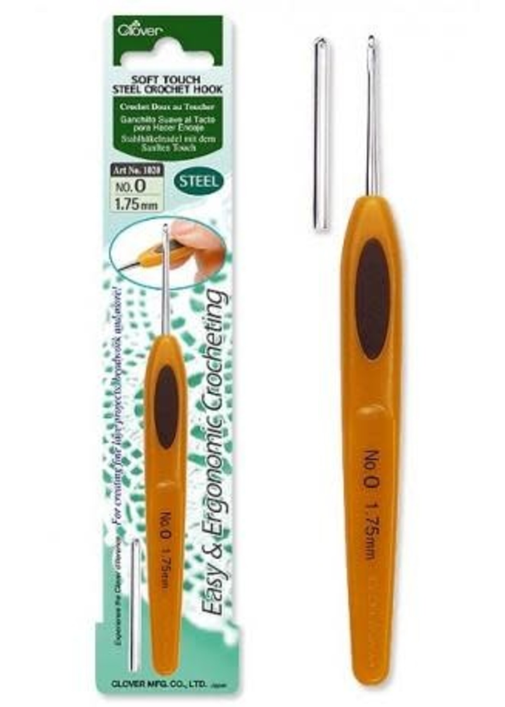 Clover Soft Touch Steel Crochet Hook