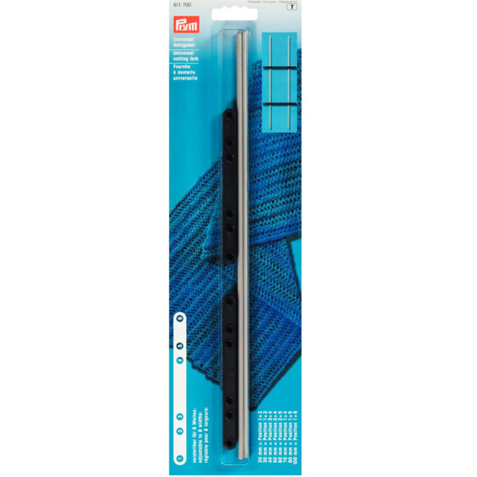 Universal netting fork