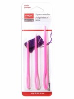 Unique UNIQUE KNITTING Yarn Needles - Plastic - 3 pcs