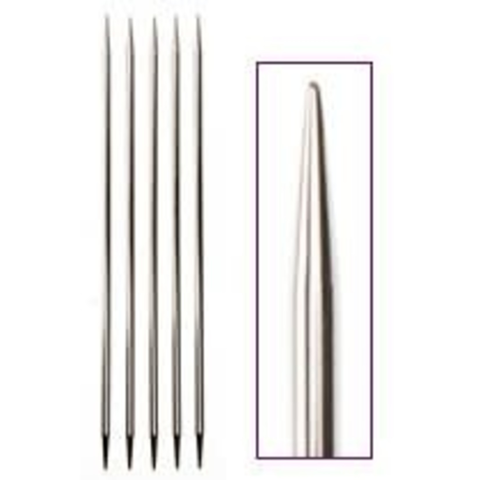 Knit Picks KNIT PICKS Nickel Plated Double Point Knitting Needles 20cm (8")