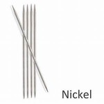 Knit Picks KNIT PICKS Nickel Plated Double Point Knitting Needles 15cm (6")