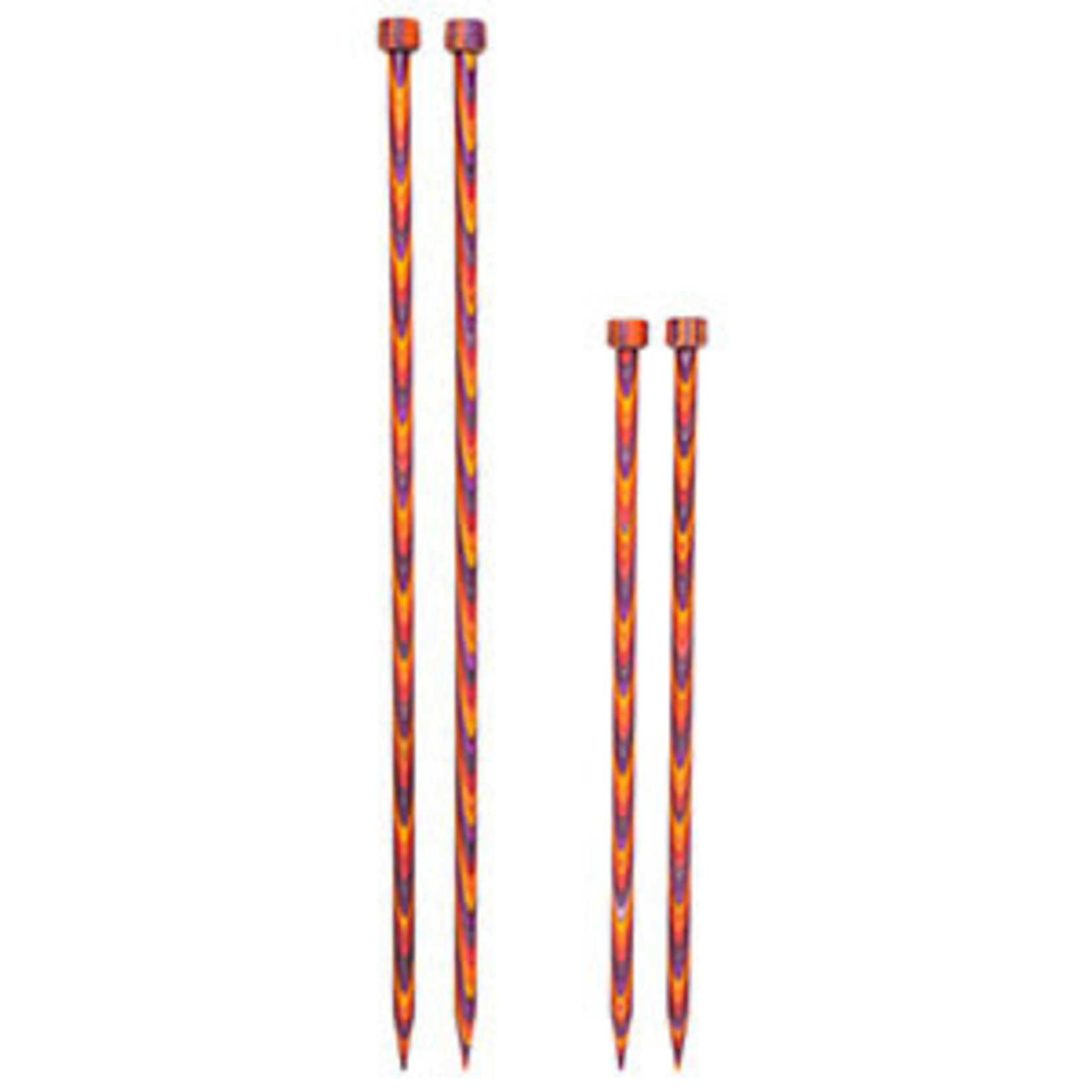 Knit Picks Rainbow Wood Single Point Knitting Needles 35cm (14") by KNIT PICKS