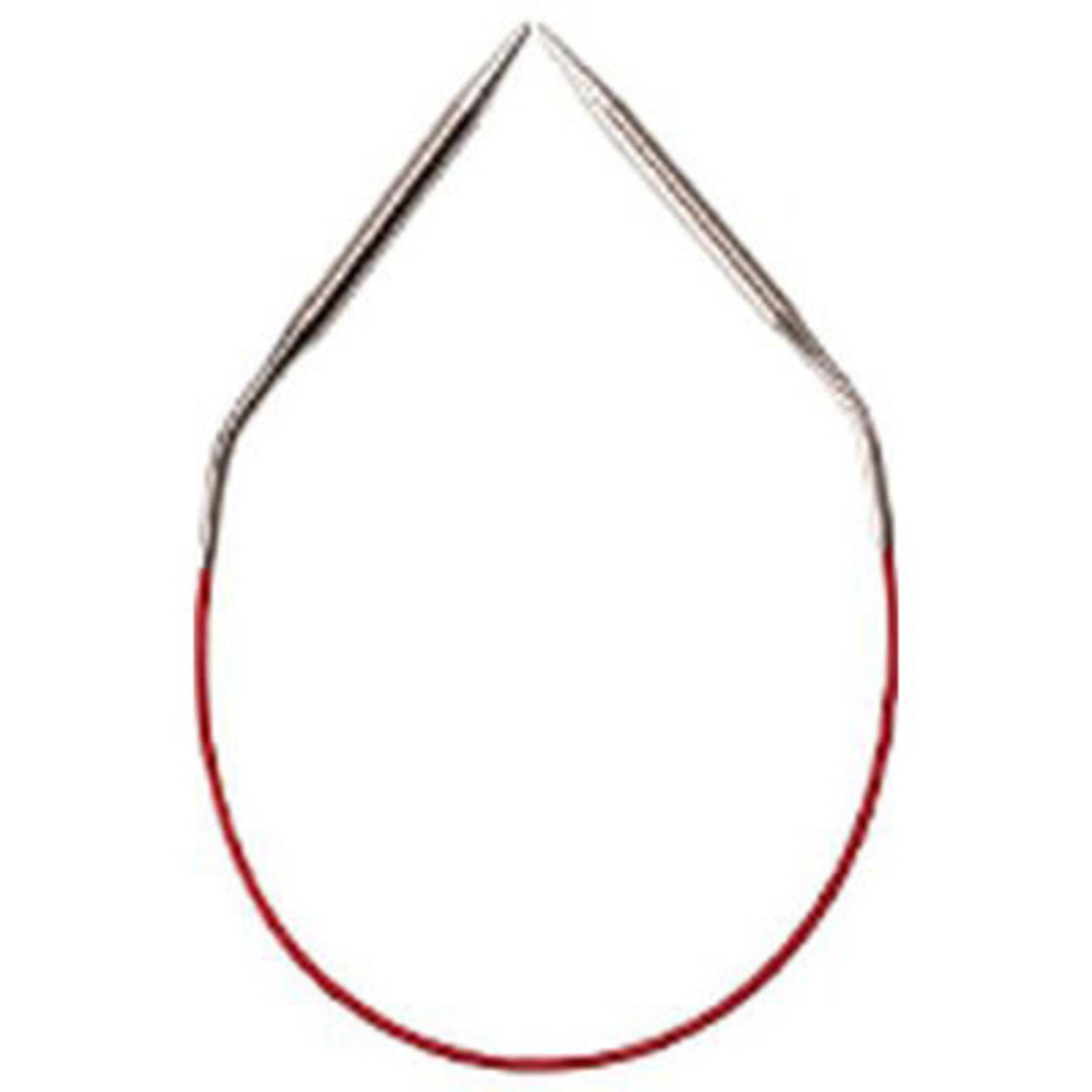 ChiaoGoo Stainless Steel Knit RED Circulars - 12" (30 cm) by ChiaoGoo