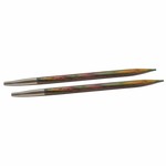 Knit Picks Rainbow Wood Interchangeable Tips 12cm (5") by KNIT PICKS