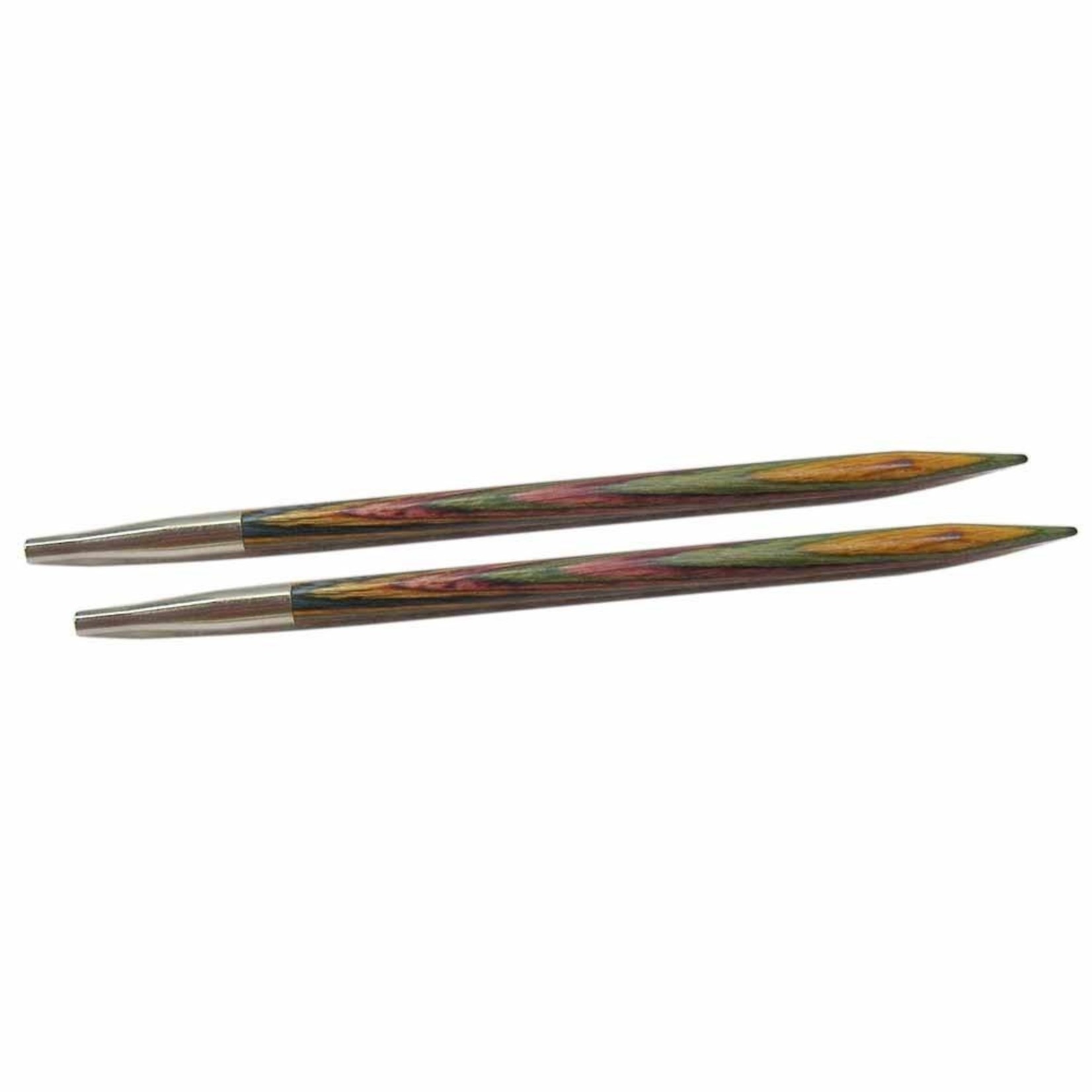 Knit Picks Rainbow Wood Interchangeable Tips 12cm (5") by KNIT PICKS