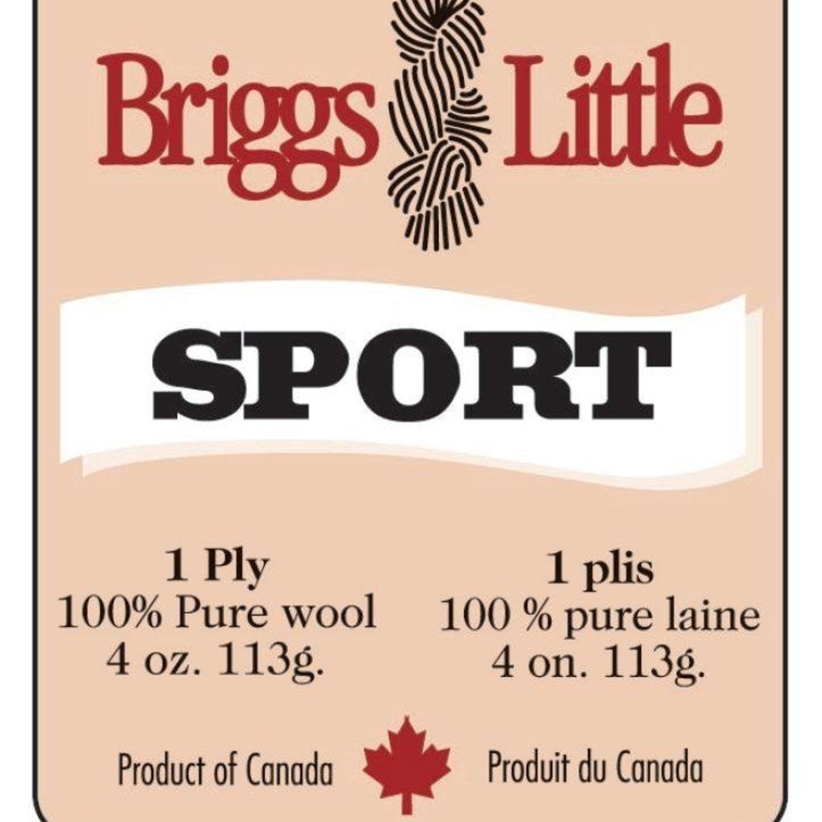 Briggs & Little Sport Yarn by Briggs & Little (1-ply, 100% Wool)