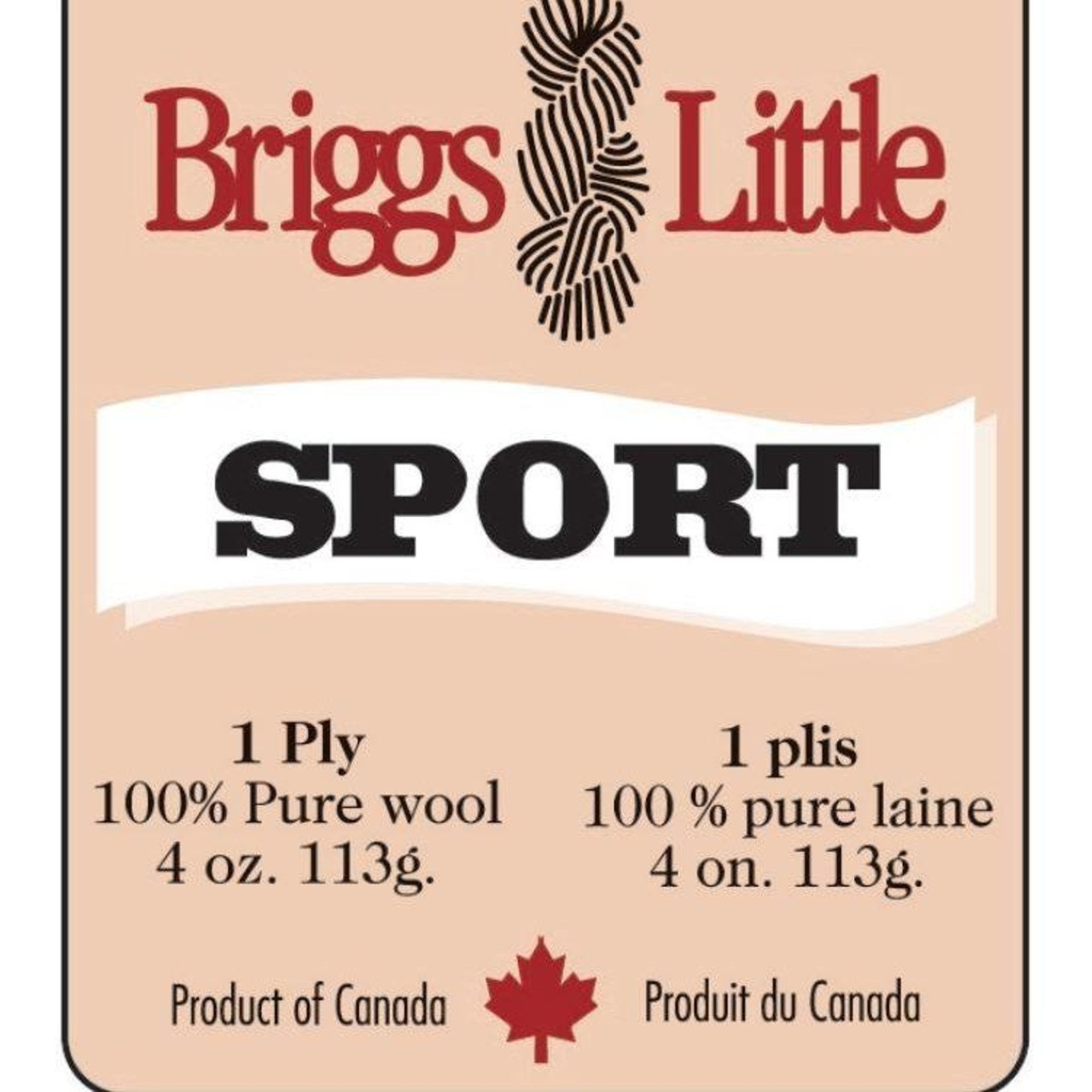 Briggs & Little Sport Yarn by Briggs & Little (1-ply, 100% Wool)