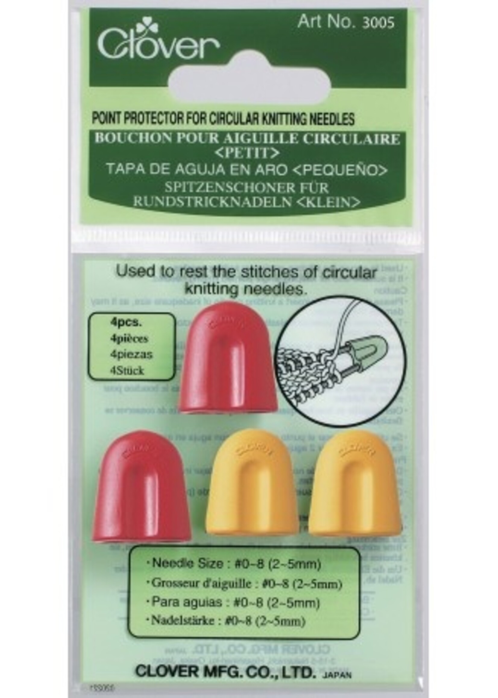 Clover CLOVER 3005 - Point Protector For Circular Needles - Large