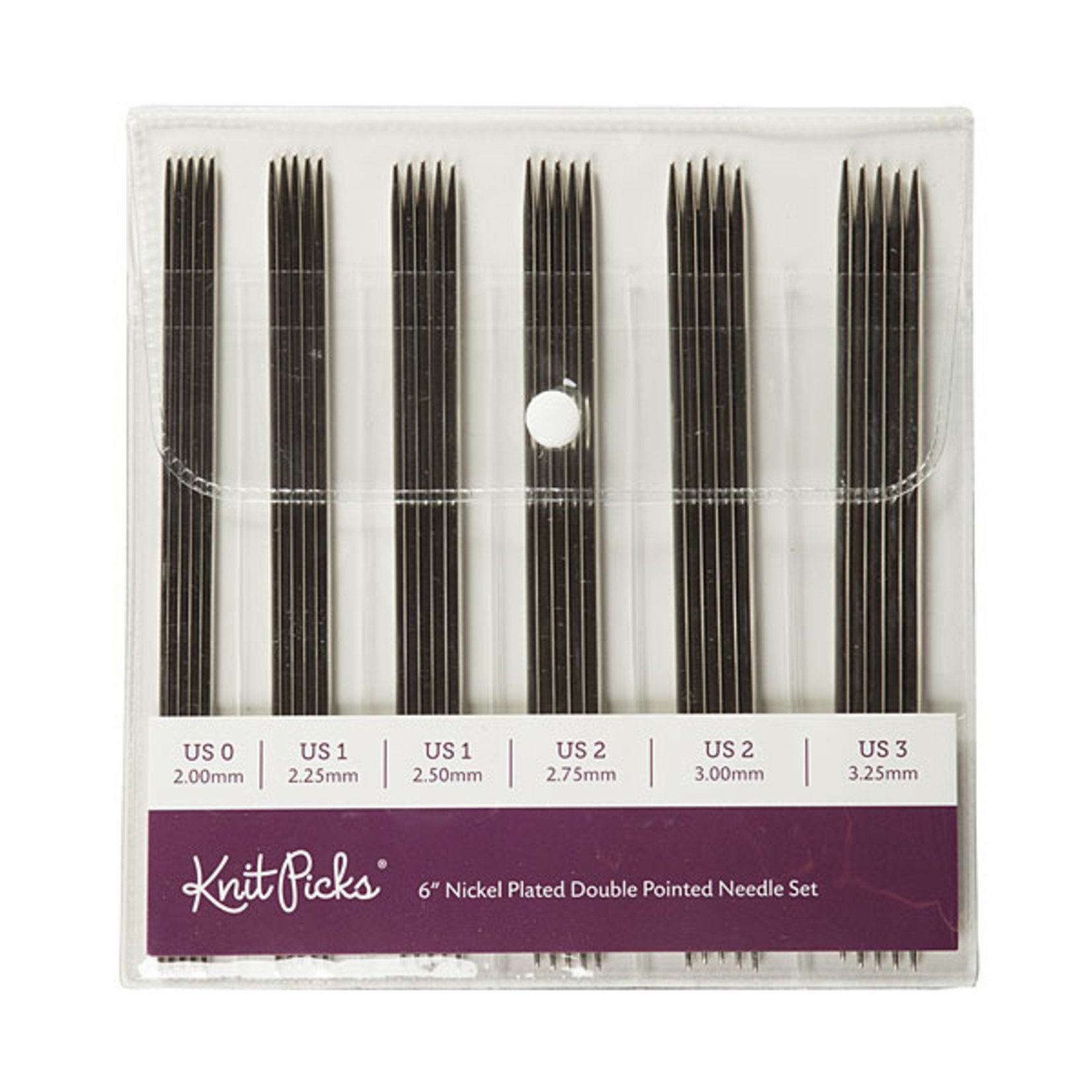 Knit Picks Nickel Plated DPN Set 15cm (6") by Knit Picks