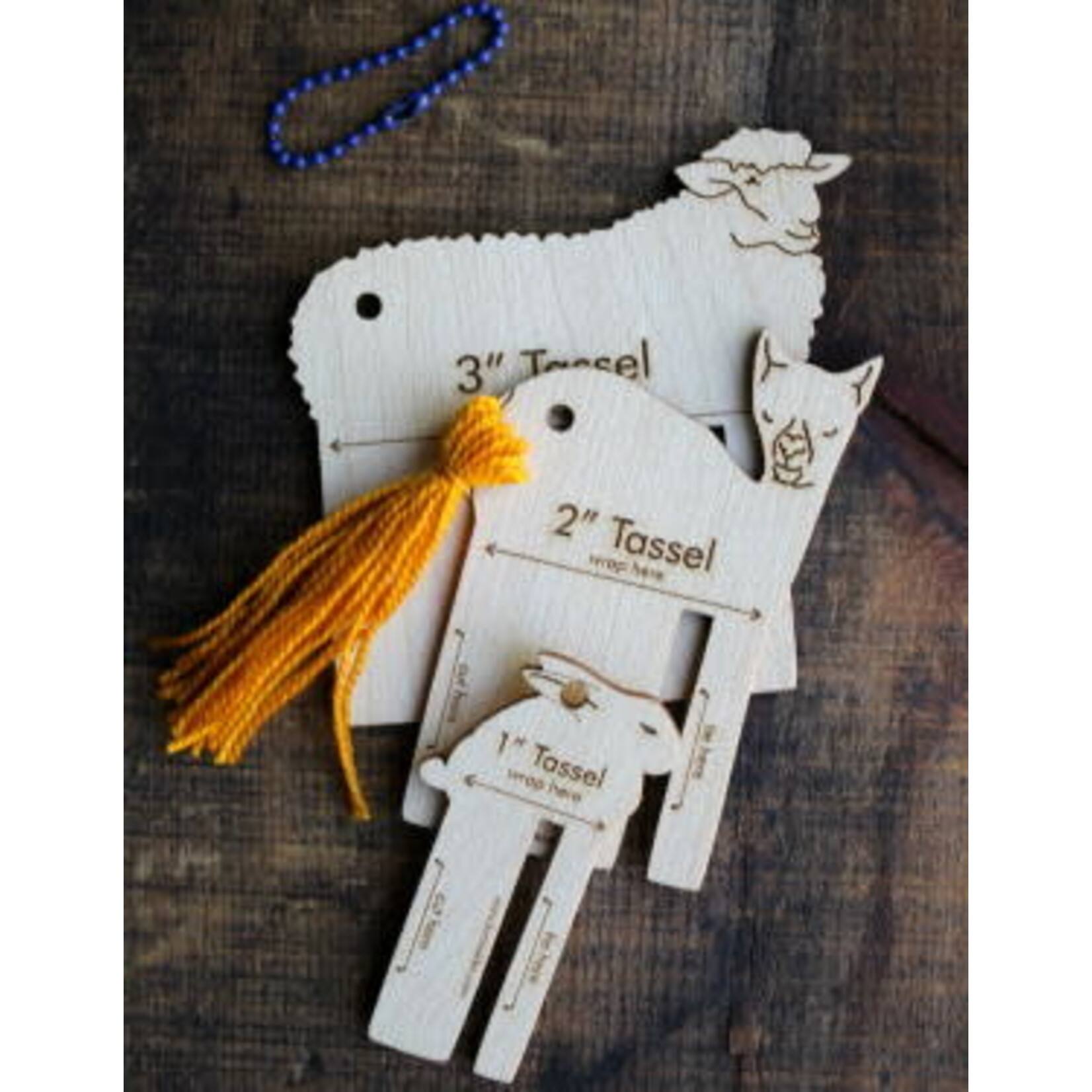 Wool & Wire Stitch Marker Necklace (Linen) by Wool & Wire