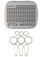 Knit Picks Metallic Stitch Marker Variety Pack & Tin by KNIT PICKS