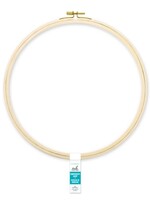 Needle Crafters Embroidery Hoop w/Brass Clamp by Needle Crafters