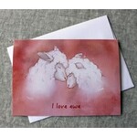 NNK Press Greeting Card "I Love Ewe"