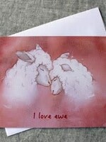 NNK Press Greeting Card "I Love Ewe"
