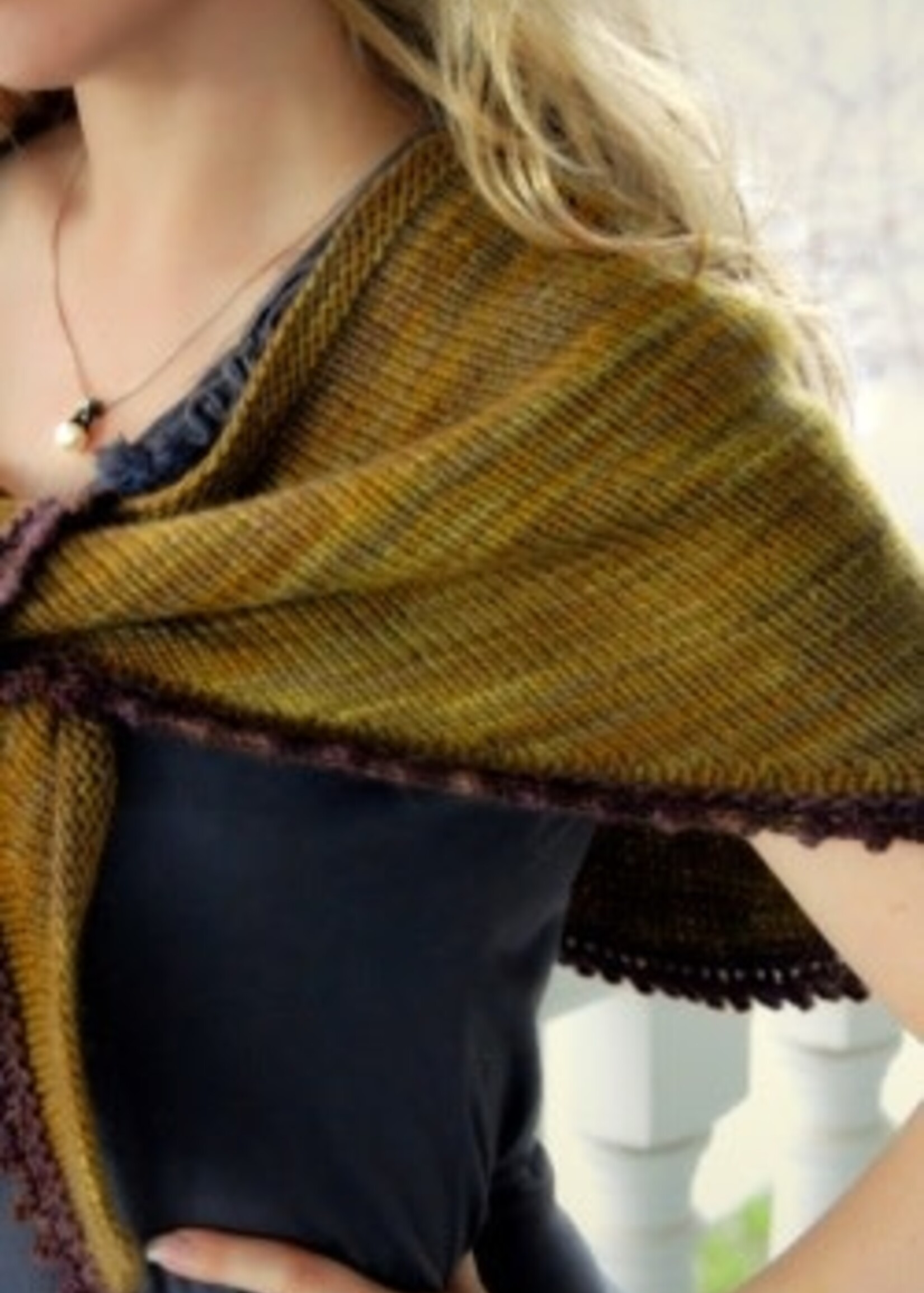 Never Not Knitting Cosette Wrap by Alana Dakos