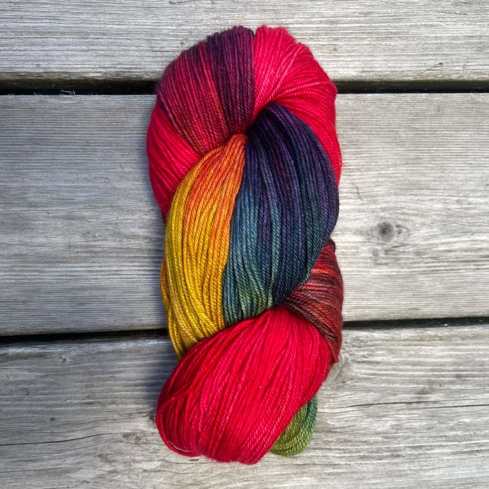 Fleece Artist "Colours of Newfoundland" in Cottage Sock by Fleece Artist