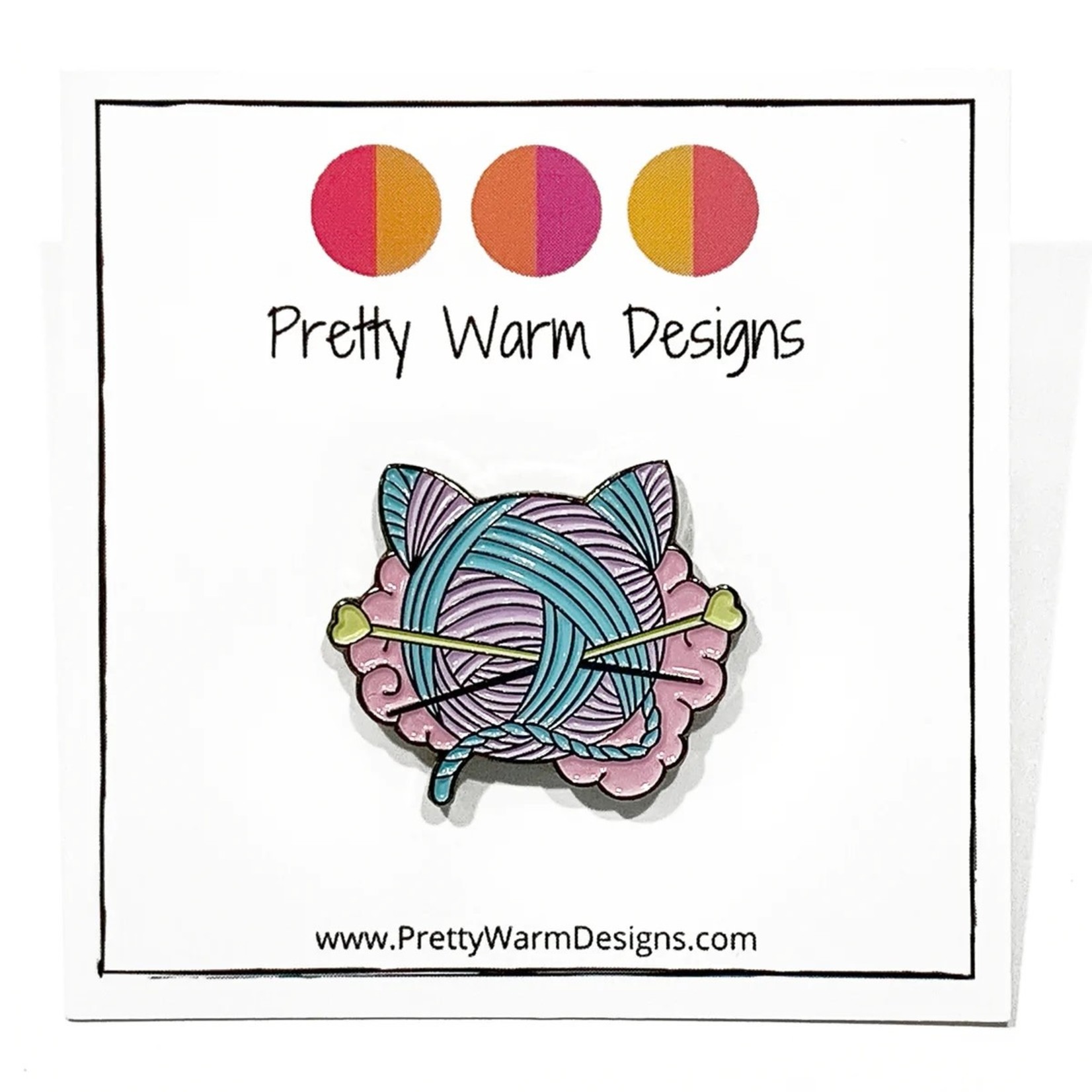 Enamel Stitch Markers & Tin - Rainbow