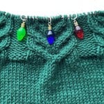 Pretty Warm Designs Holiday Stitch Markers by Pretty Warm Designs