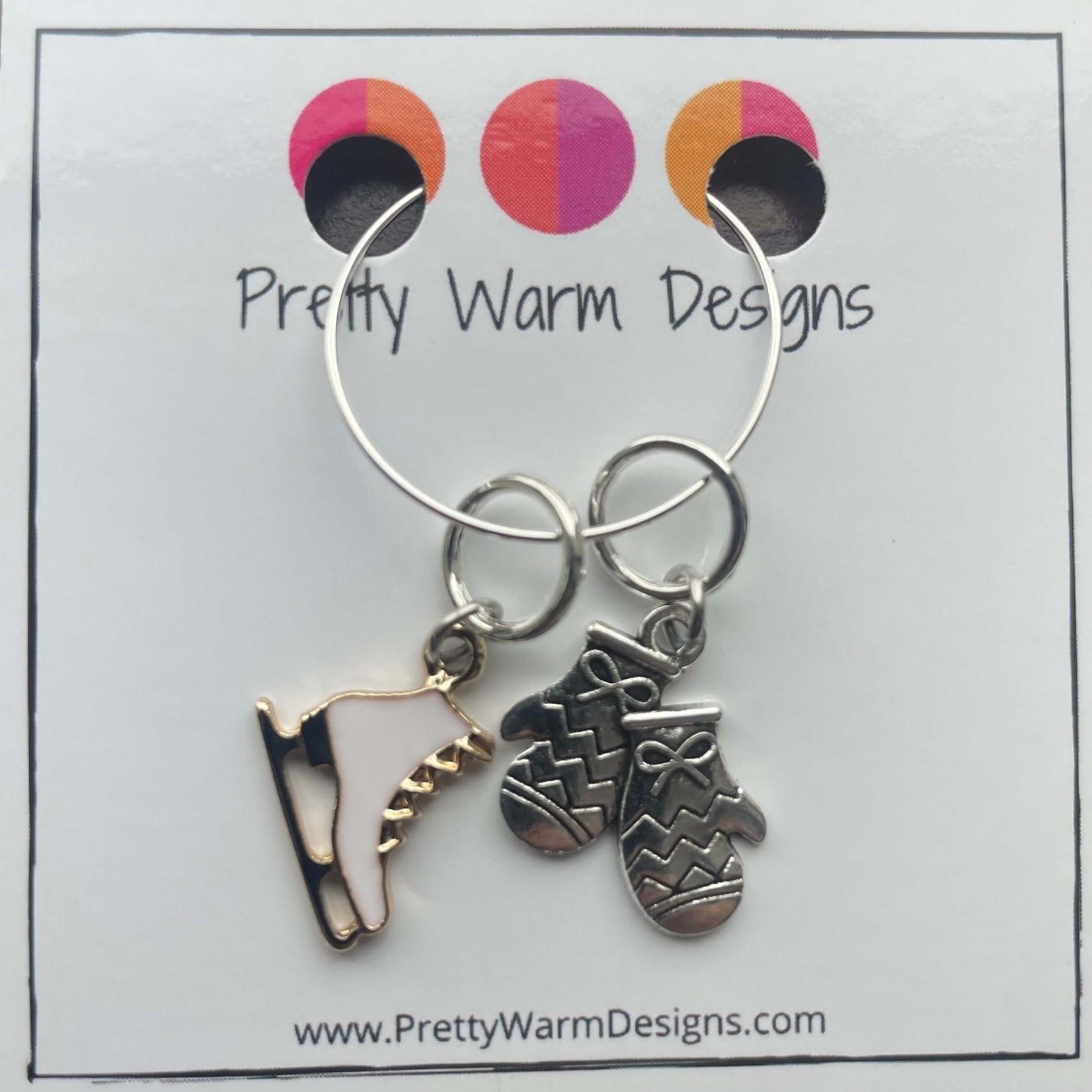 Pretty Warm Designs Holiday Stitch Markers by Pretty Warm Designs