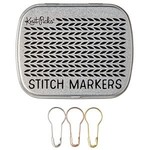 Knit Picks Metallic Locking Stitch Markers & Tin