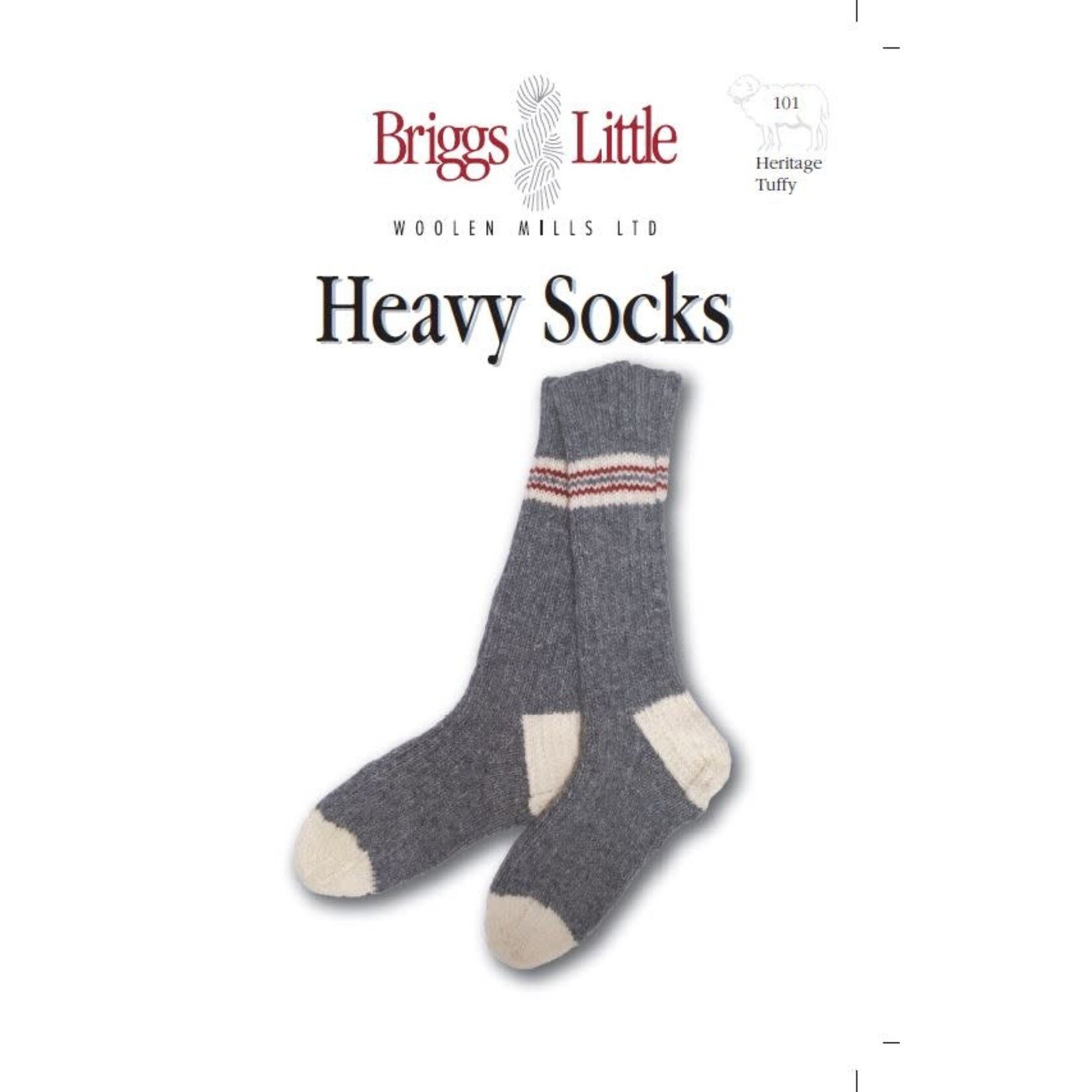 Briggs & Little Heavy Sock Pattern by Briggs and Little