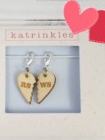 Katrinkles RS WS Heart Best Friend Markers on Lobster Claws by Katrinkles