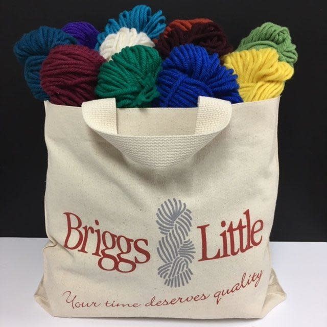 Canvas Knitting Bag by Briggs & Little Wool Trends