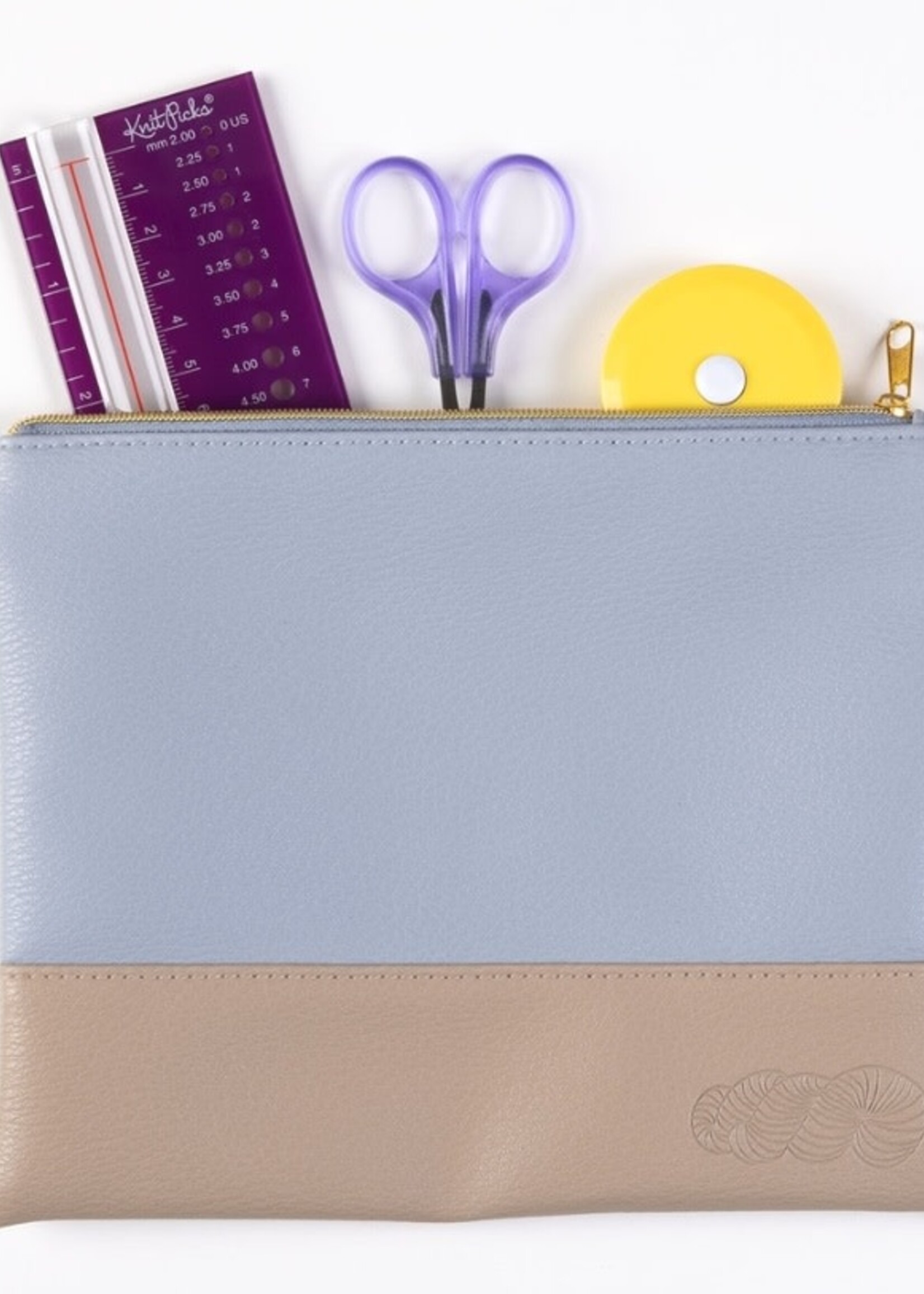 Knit Picks Zippered Pouch by  Knit Picks