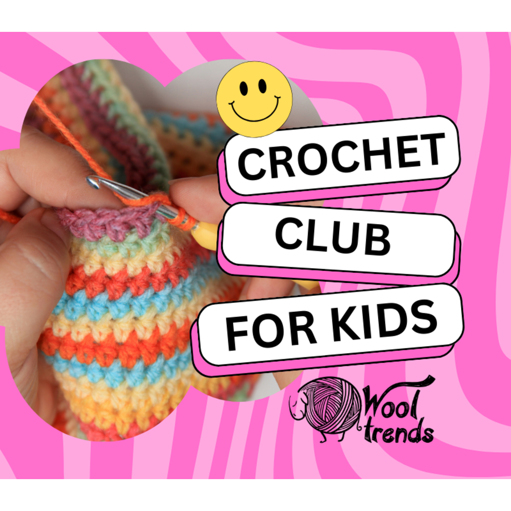 Kids Crochet Club | Saturdays 10-12