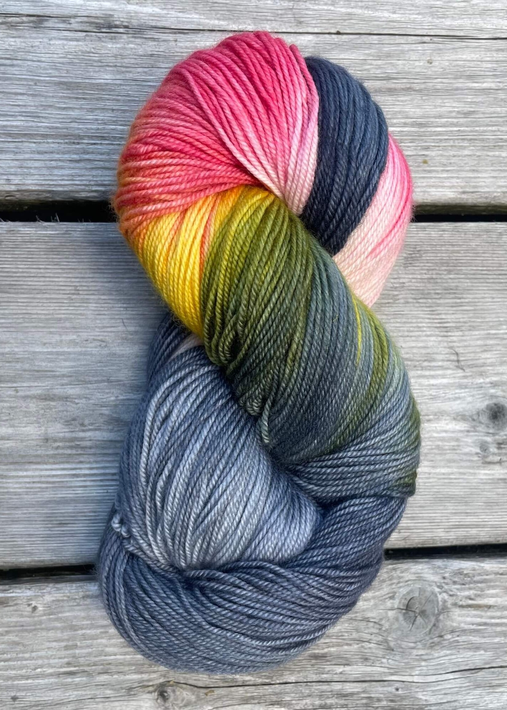 Fleece Artist "Colours of Newfoundland" in Cottage Sock by Fleece Artist