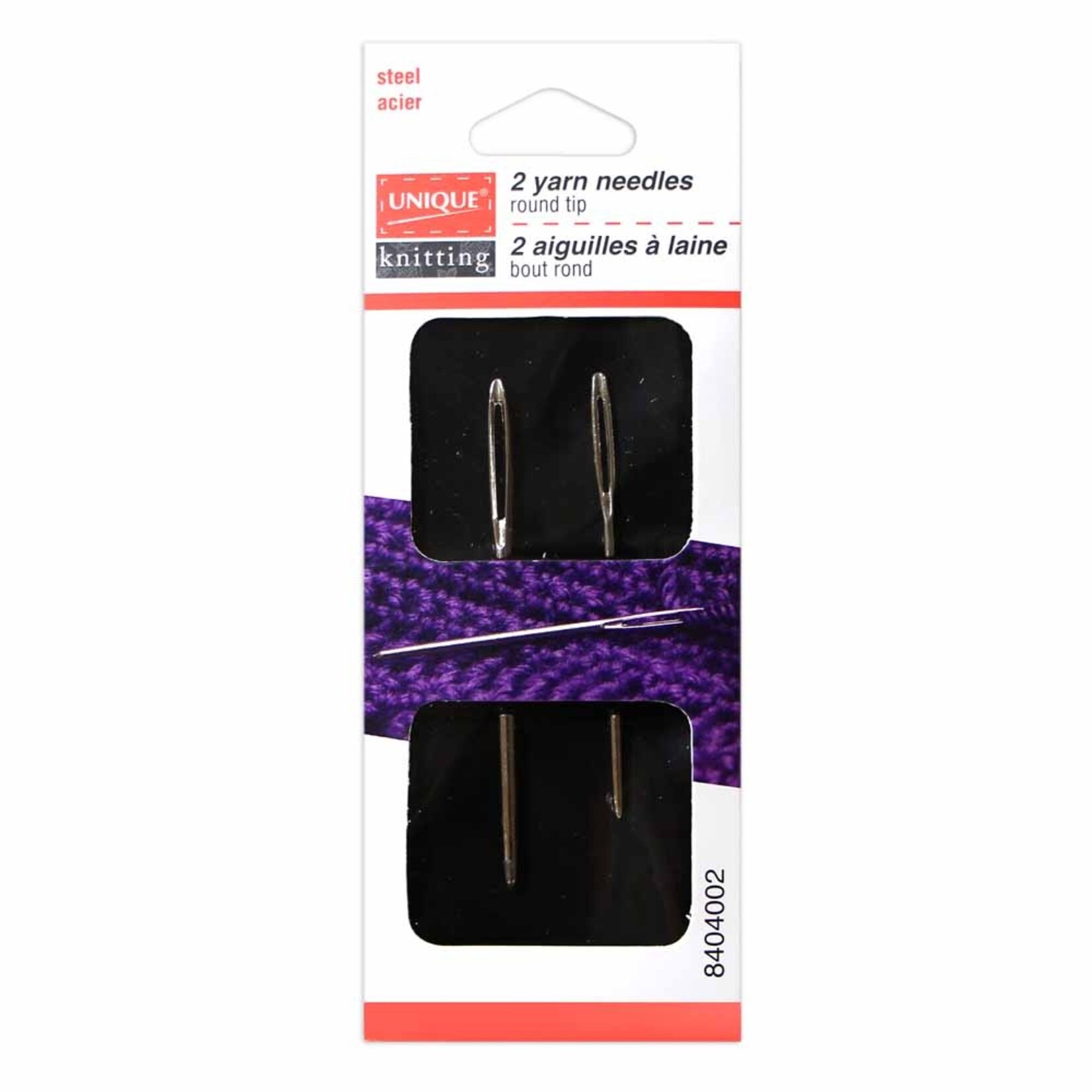 Unique 2pc Round Tip Darning Needles- Unique