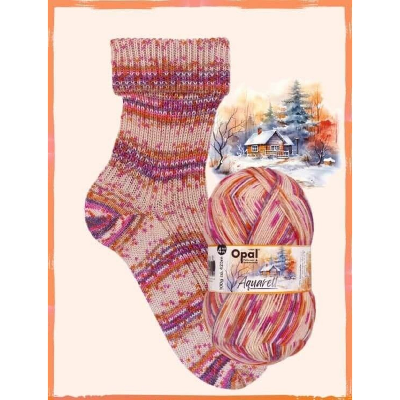 Opal Yarn Aquarell (4 ply) by OPAL