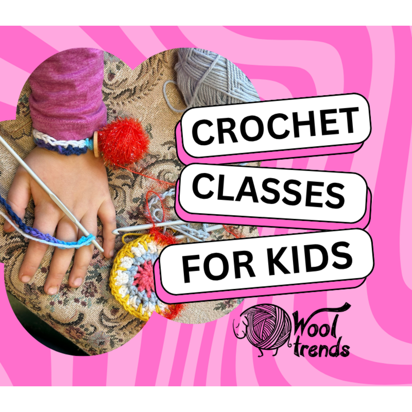 Kids Crochet Club | Saturdays 10-12