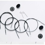 KnitPro Stainless Steel Swivel Cables by KNITPRO