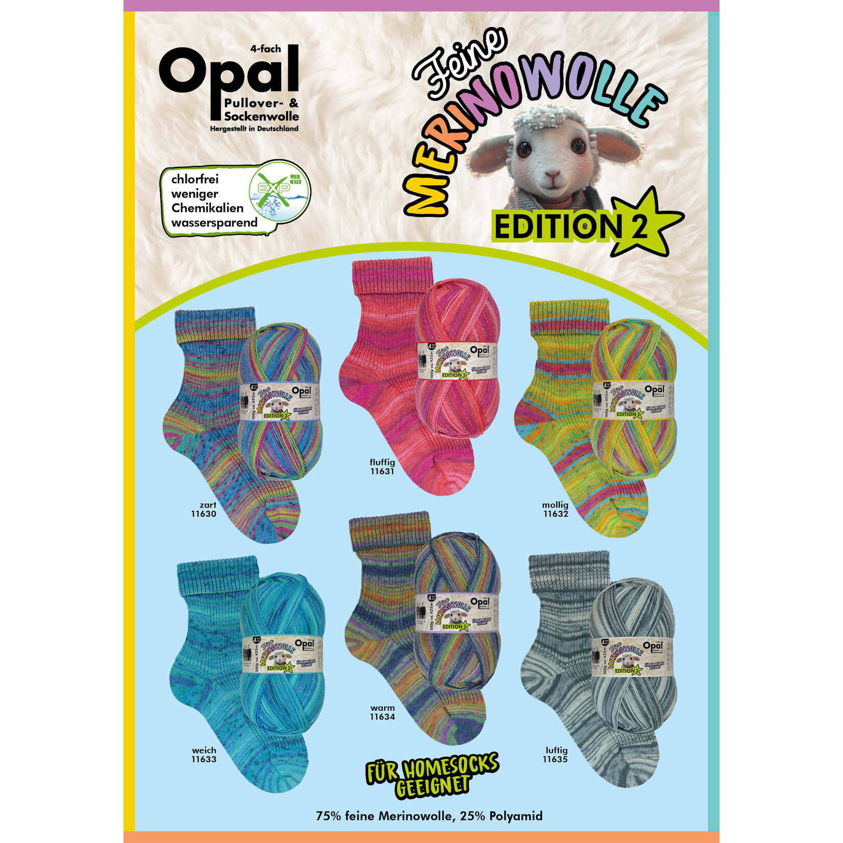 Opal Feine Merinowoole (4-ply) by OPAL